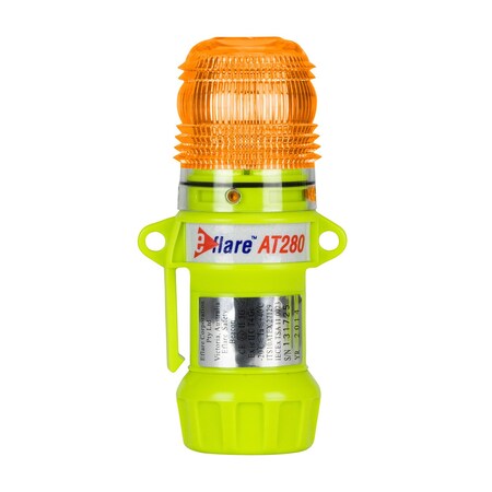 Pip 6" Safety & Emergency Beacon - Flashing / Steady-On Amber 939-AT280-A